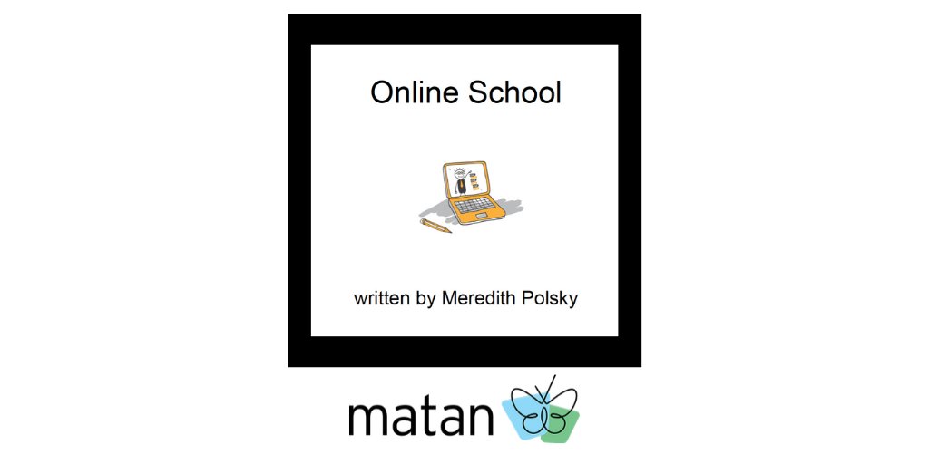 MatanInc's tweet photo. Online School etiquette from @MeredithPolsky1 in a new picture story.
https://t.co/SLjzzbJAaK

Image description
Words Online School, illustration of pencil next to open laptop computer, words written by Meredith Polsky https://t.co/OfXYGEHKcn