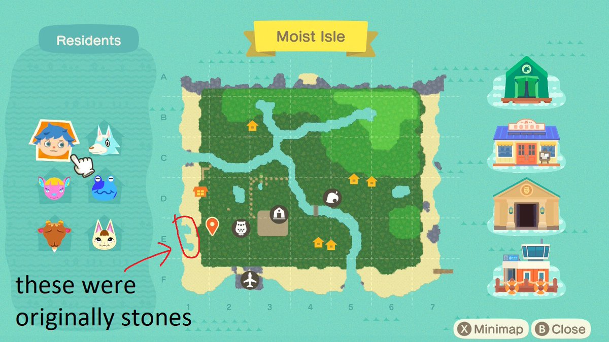 I wanted to figure out how AC generates the 2D overview map. There& #39;s got to be a 2D bitmap representation of these chunks, right...?Nope! The game just renders the 3D model from the top and uses *that*. I deleted one object from the model, and the change reflected on the map
