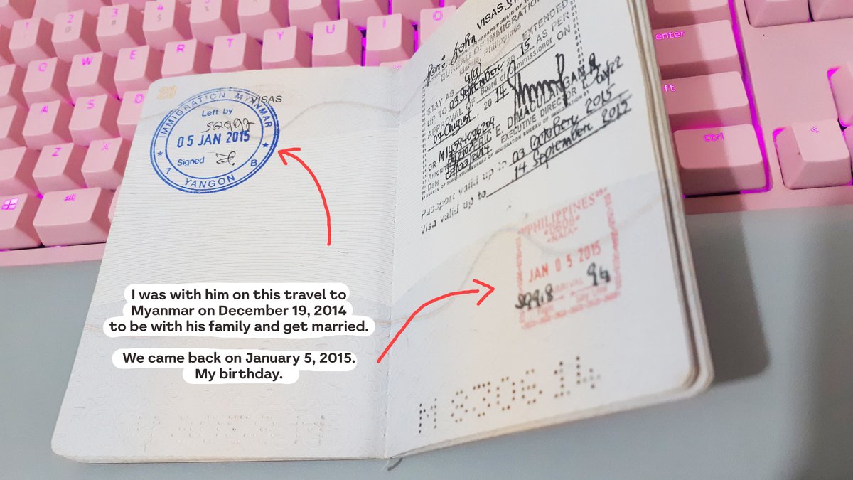 Apart from countless receipts of extensions of Visa we processed, plus his travel records also guarantees that he didn't overstay for 8 (2012) or 4 (2016) years indicated on their mission order that allowed them to arrest him, considering he had multiple travel through the years.