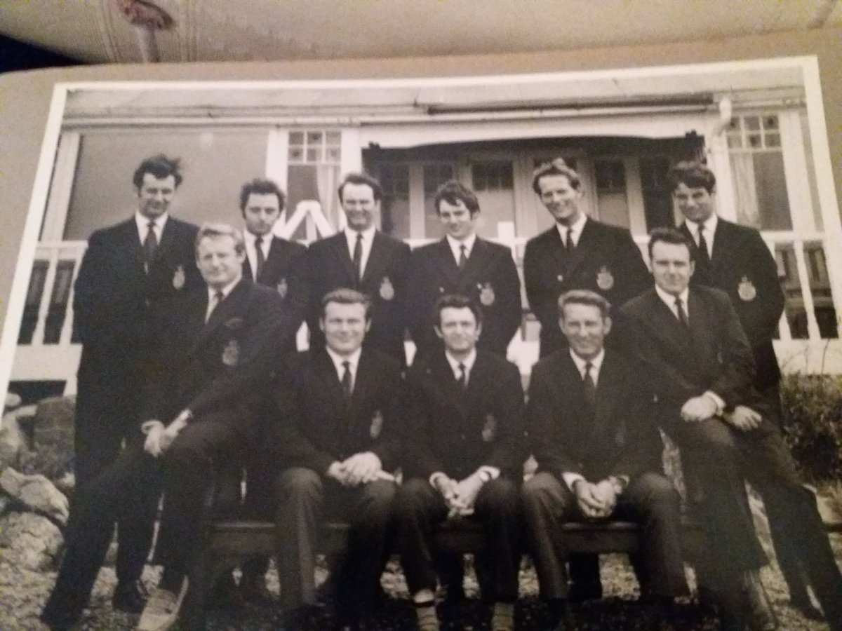 Welsh Amateur golf team 1970 Royal Porthcawl.