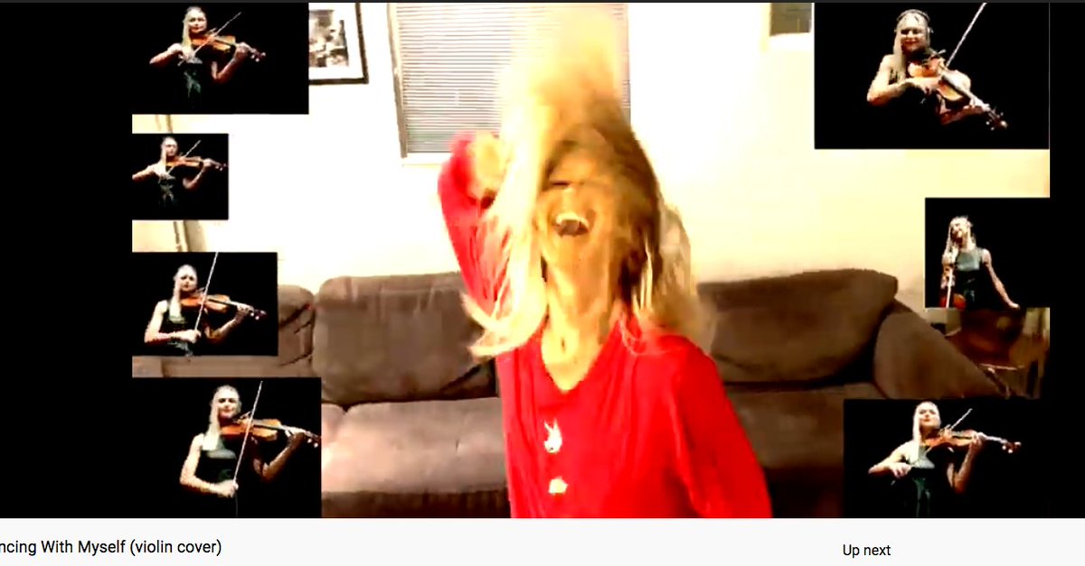 carmenmilagro's tweet photo. Love how creative my friends/artists continue to be in these times! Please enjoy "Dancing With Myself" violin cover and appreciate this new one by #ShainaEvoniuk (former #FUConversations with Carmen Milagro guest!)
https://t.co/PvLU0q7f47
#madebyartists #dancewithyourselfshai https://t.co/Xn6lIMTVW0