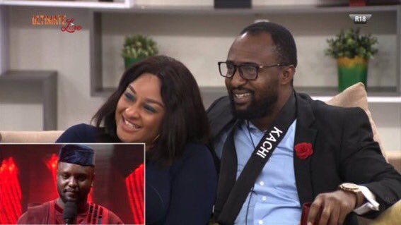 DeleOwaAfolabi's tweet photo. WINNERS of #UltimateLoveNG Season 1 are #ROKSIE ❤️❤️❤️
According to Aunty 
Your votes have ensured that they get to spend forever with your blessing and some phenomenal gifts to start them off including N5 MILLION, A N10 MILLION Traditional Wedding and Dream Home! https://t.co/f2l8XT1nhz