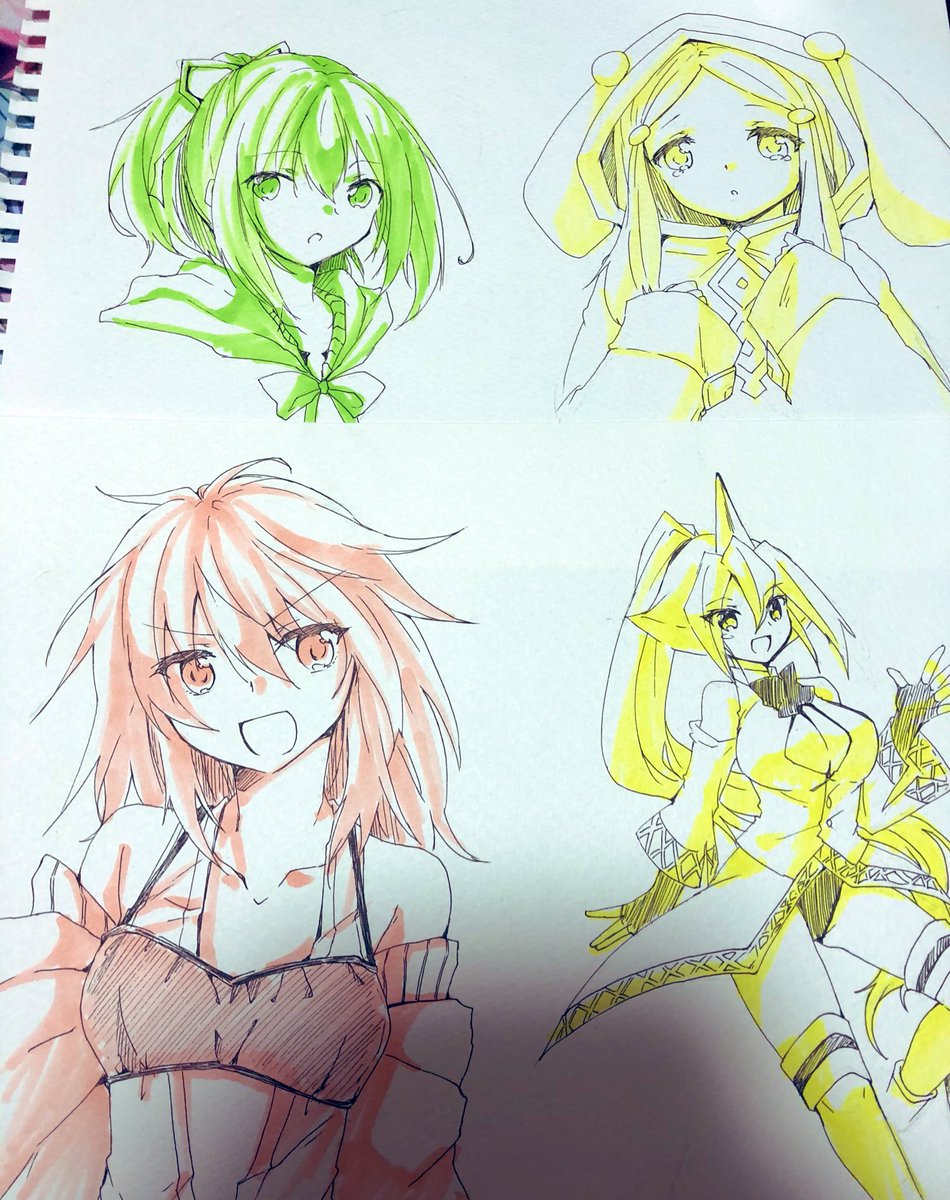 エアスケブ!沢山描かせて頂きました!ありがとうございました!!
本日通販してくださった方にランダムで封入させて頂きたいと思います😊
#エアOCGオンリー 