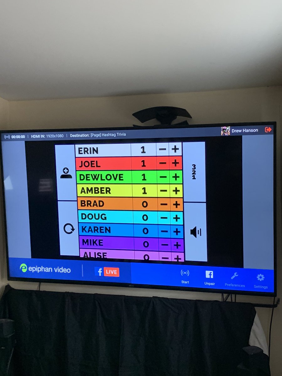 ImHashtagTrivia's tweet image. Tuesday we will have a nicer scoreboard #HashtagTriviaLive @GLDNGRLY @jtwafer @bradautographs