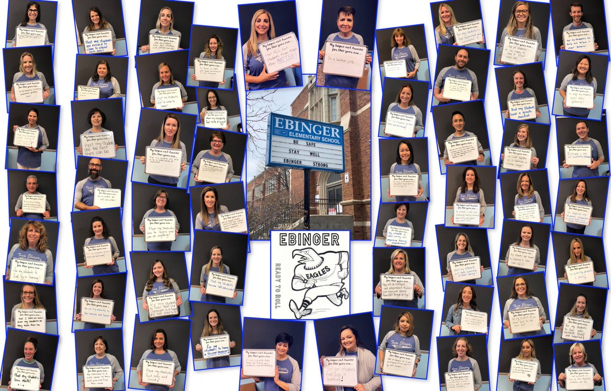 EbingerSchool's tweet photo. We have not given up on our hopes and dreams for our students! EBINGER STRONG! @ChiPubSchools @janicejackson #R2R #TheBestAreWithCPS https://t.co/q62k2adUua