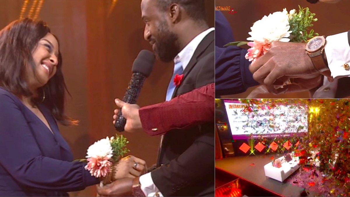 ultimateloveng's tweet photo. A COMMITMENT 😍😍😍

KACHI – "I tie this as a commitment of my love to you and PLEAD, that you spend the rest of eternity with me."

This made us so emotional 😭 RT if you're happy for #Roksie. 

More #UltimateLoveNG Highlights here: https://t.co/B2Hb7nYxBI https://t.co/PPKosa5LKt