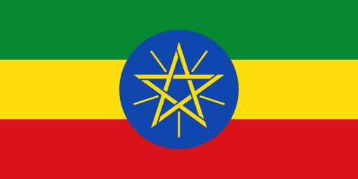 Ethiopia. 7.5/10. Classic pan-African colours with an interesting emblem in the centre. The current design has been in use since 1996, though was modified in 2009. The emblem is intended to represent both the diversity and unity of the country. Blue represents peace.