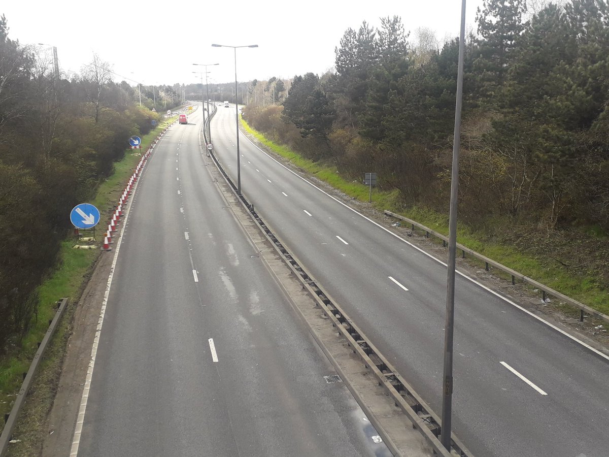 Good work people. A63 #hull #hessle suggests #StayAtHomeAndStaySafe message getting through. 

If you want to share an experience, need some help , or just want a chat, I'm back Mon on The Burnsy Show <a href="/RadioHumberside/">BBC Humberside</a> at the new time of 10-2.  Hopefully we can #MakeADifference