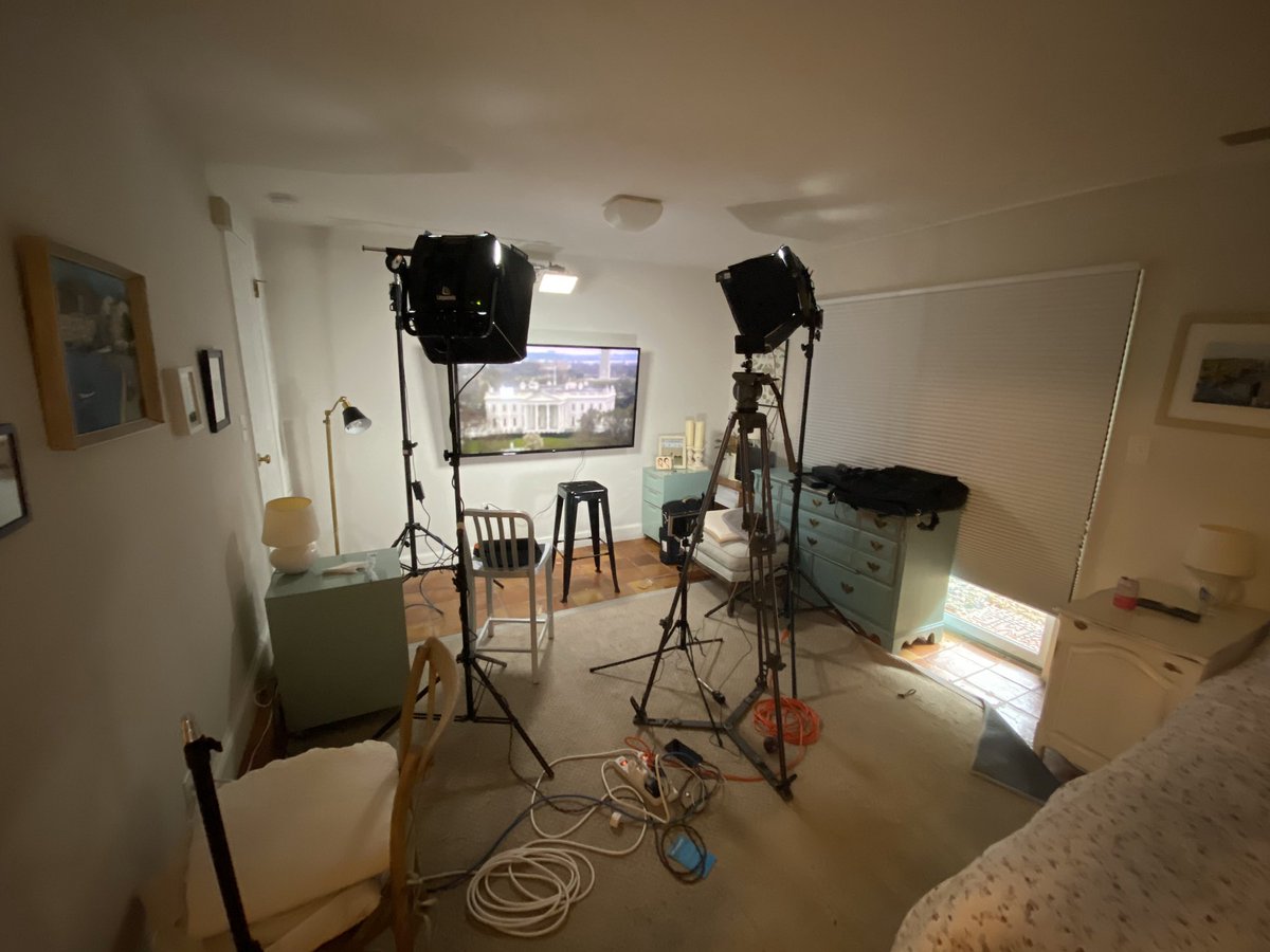 NewsTech's tweet photo. For those that asked about the DC home studios in our last post, here’s a few behind the science shots from @duncsharp of the set ups he built. https://t.co/7x9lhpiwy2