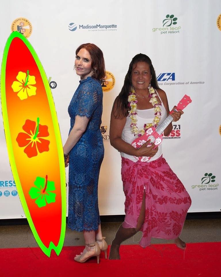 GardenStateFilm's tweet photo. GSFF Board Secretary Stephanie Clineman is lei(d) back on the #GSFFVirtualRedCarpet β
β
Watch the #GSFF2020 Awards tonight- 6PM on #FacebookLive! #thingstodoinisolation #Thingstodoathome #onlinefilmfestival #quarantinelife #GSFF #filmfestival #njfilm #filmmaker #filmmakers https://t.co/lLbRrwLSk6