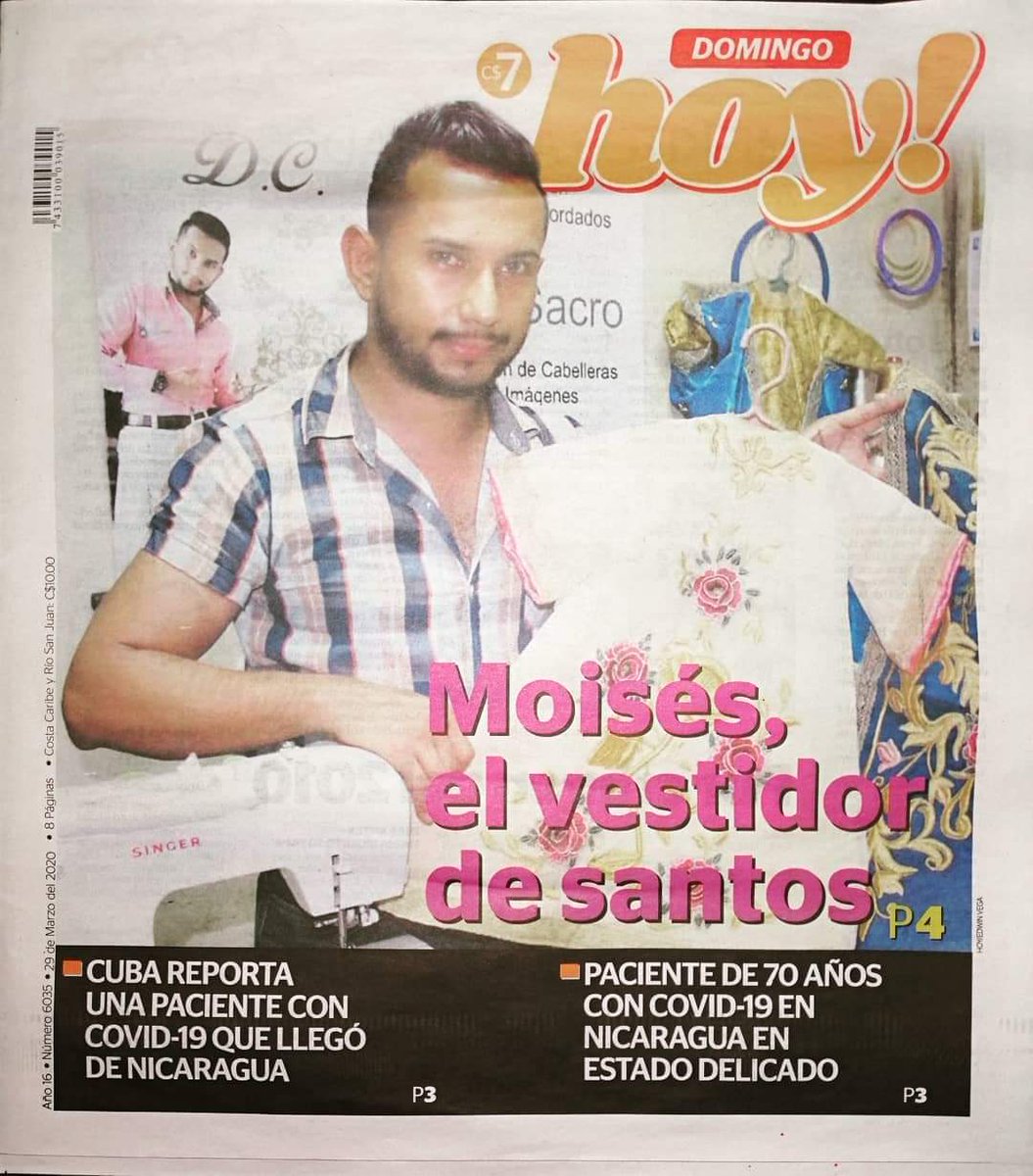 DEVINECREATION9's tweet photo. Hoy hemos salido en unos de los periódicos nicaragüenses
El periódico Hoy.
Hablando de nuestro trabajo
Por siempre doy Gracias a Dios y Mi virgencita porque ellos me bendicen cada día. 
#DevineCreations  @ León, Nicaragua https://t.co/s3mIz2AAfx