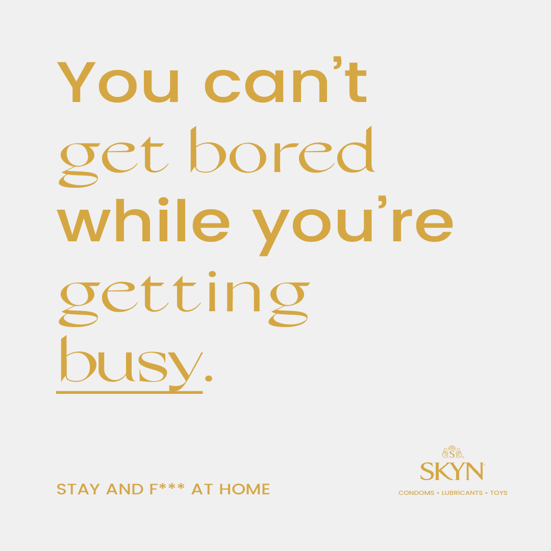 SKYNCondoms's tweet photo. Stay and f*** at home. #Staythefhome #Staythefuckhome https://t.co/8Qpj7uNbth