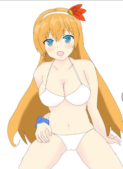 初心者が同人販売まであと360日ペコリーヌ描きました!前に上げたペコリーヌに色塗りました!色付けが難しすぎる。。。クリスタに早く慣れないと#ペコリーヌ #イラスト初心者 #プリコネ #手書き #水着#プリコネR 