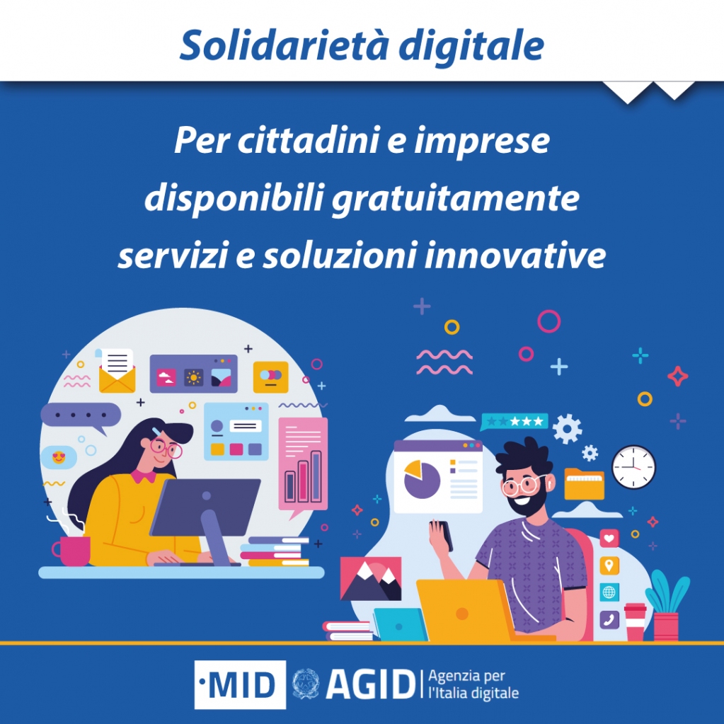 PorCalabria's tweet photo. Dai corsi online alle riviste gratuite passando per giga aggiuntivi, piattaforme per la collaborazione in team e lo smart working. In tanti hanno risposto all'iniziativa di @InnovazioneGov  e @AgidGov  per  migliorare la vita delle persone
Qui i dettagli: https://t.co/OwWZ6eZATo https://t.co/38LZk56iTL