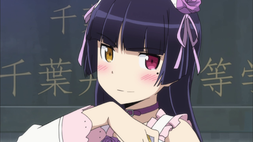 Day 34: There's something about Kuroneko that speaks to me on an emotional level. It's most likely the abrasive facade of otaku knowledge hiding a deep longing for friendship. Ruri embodies every aspect of best girl-ness right down to not getting picked. Love this black cat!