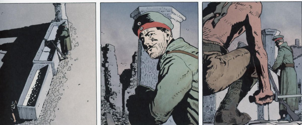 bd_lire's tweet photo. Si vous aimez les ambiances de guerre comme en ce moment, lisez la chronique sur la balade du soldat Odawaa chez @CastermanBD  dans bdlire.

La chronique : https://t.co/695SFKqUma https://t.co/R8qvdm5ij2