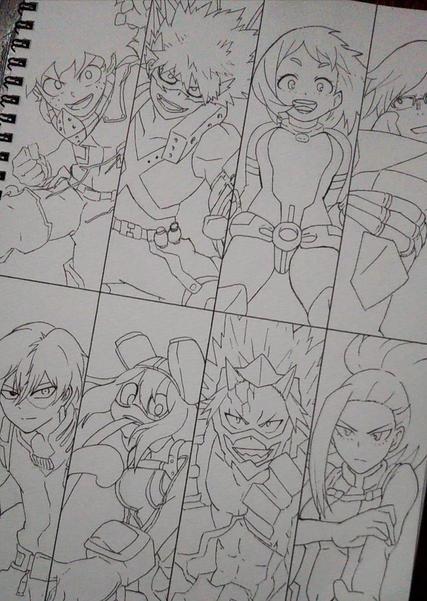 線画完成!
#線画
#ヒロアカ 