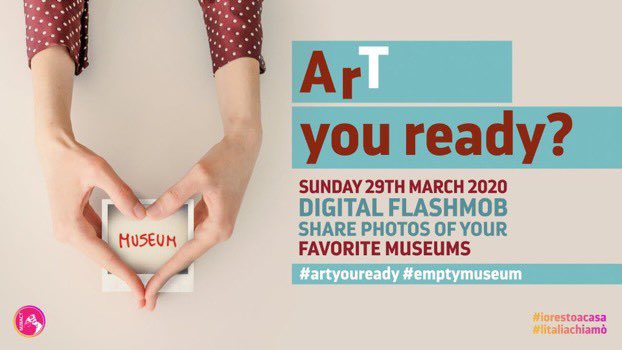 ItalyinUS's tweet photo. #MuseumFromHome... Art you ready? Join us today also in the US and take part in the cultural heritage #digitalflashmob of #Italy’s Ministry of Culture @_MIBACT by sharing photos of your favorite Museums w/ #artyouready #emptymuseum Museums are closed but alive! #CulturalDiplomacy https://t.co/90rC6ntwPc
