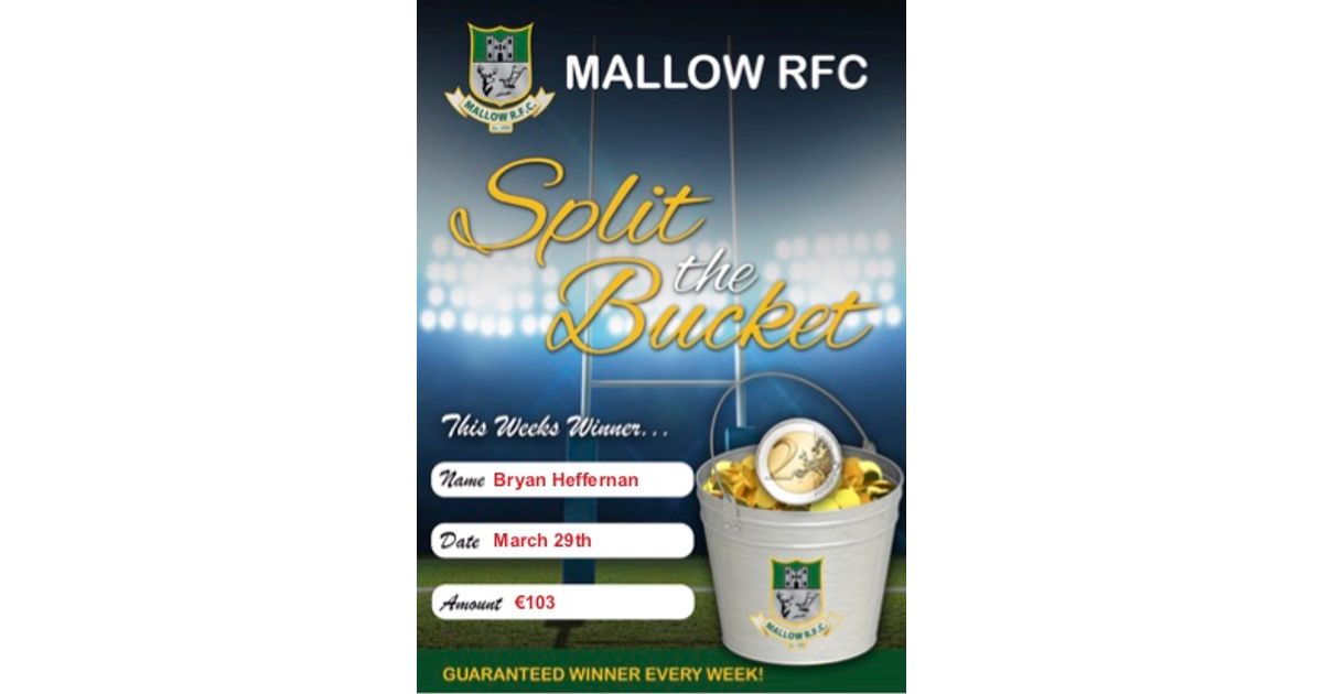 MallowRFC's tweet photo. MRFC Split The Bucket Online - Results
#STB #Fundraising #PleaseSupport #DevelopmentFund #OnlineDraw
https://t.co/K8w5RVtjoz https://t.co/nze5fDpk7D