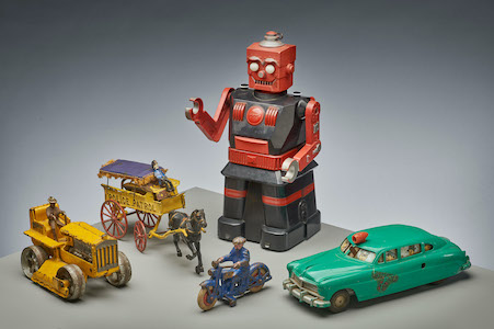 HistorySanJose's tweet photo. Here are a some cast iron, steel, and plastic toys from the early and mid-20th century. #SelectionsfromtheCollection. Photo credit: Dave Monley https://t.co/GEmvsxM4er https://t.co/cHl36AAzHL