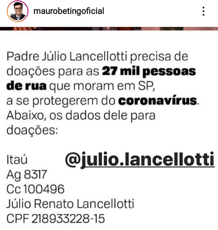 primasilenciosa's tweet image. #doacao #pessoasemsituacaoderua #saopaulo #coronavirus