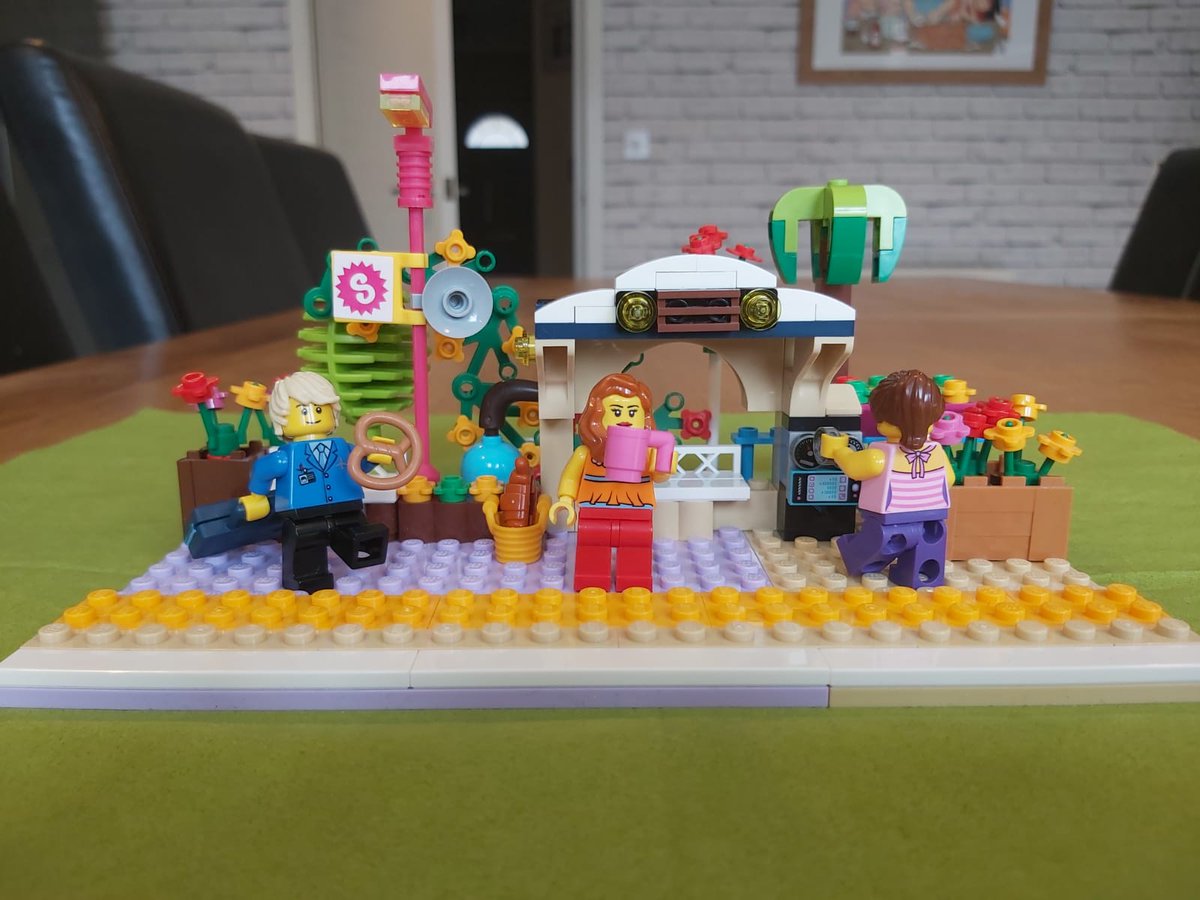 SpondonStation's tweet photo. Busy #StayAtHomeAndStaySafe afternoon here in Spondon. @networkrail this is our @CommunityRail station entry for the #legobuildchallenge. https://t.co/1wNkDULfgu