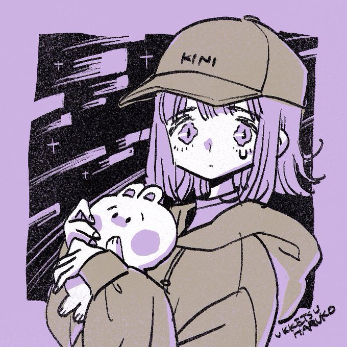 「モノクロ 紫」のTwitter画像/イラスト(古い順)