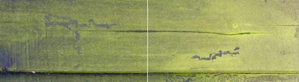 isolated places VInocturne + daybreak - diptych from a garden fence