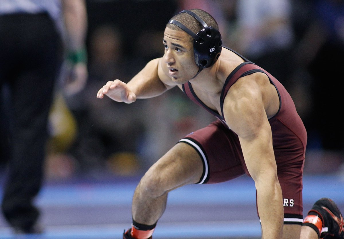 OU_Wrestling's tweet photo. Let's relive some history, Sooners! The 2013 NCAA Wrestling Championship finals are LIVE on ESPN.

@Kmaple141's title bout vs. Edinboro's Mitchell Port is coming up soon ⤵️

📺 | https://t.co/TQCeiMTKtW https://t.co/bhp9SgJrCI