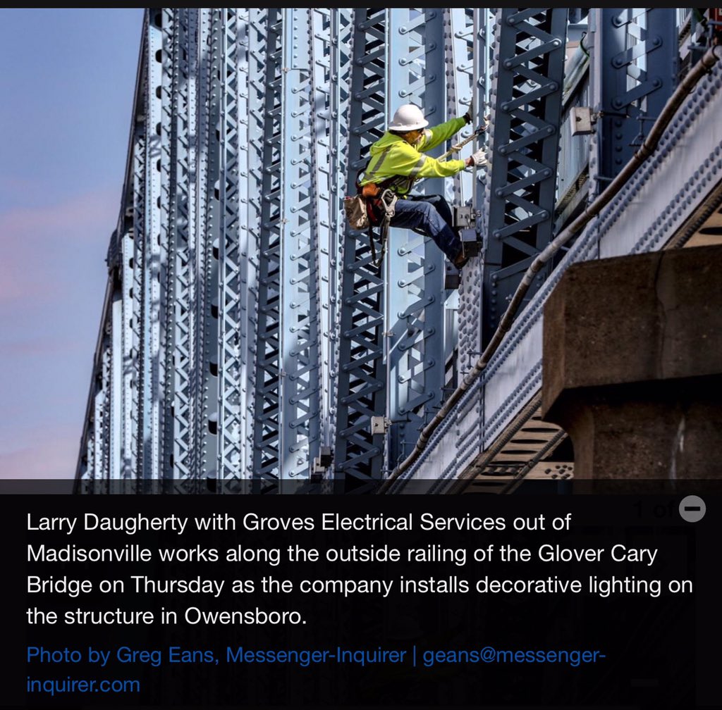 GrovesConst's tweet image. #Grovesconstruction #Electricians #healthyandessential #besafe #EssentialWorkers #messengerenquirer