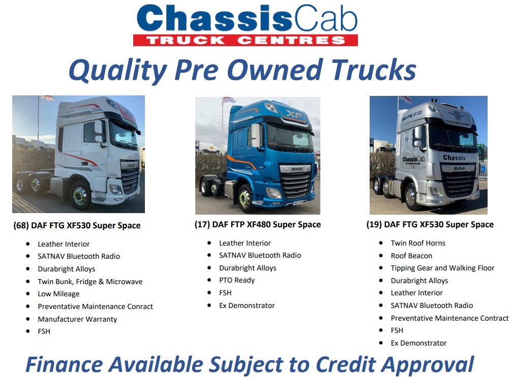 Chassis CabDAF on Twitter "If you are interested in our used trucks, please contact one of the