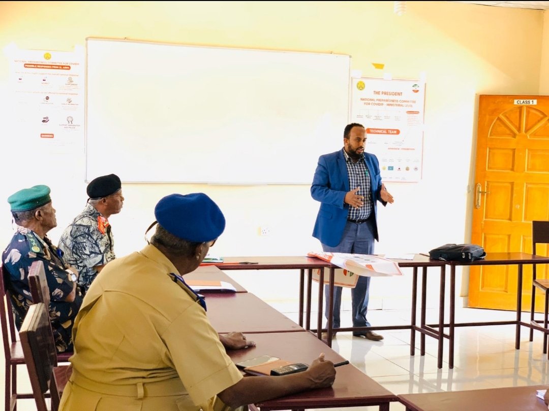 SLArmyHQ's tweet photo. With the support of the #UKAid, #Somaliland Armed Forces today launched an Operations Co-ordination Centre in the Officers mess to support the national response tackling the global #COVID19 pandemic. https://t.co/H2rFP291vo