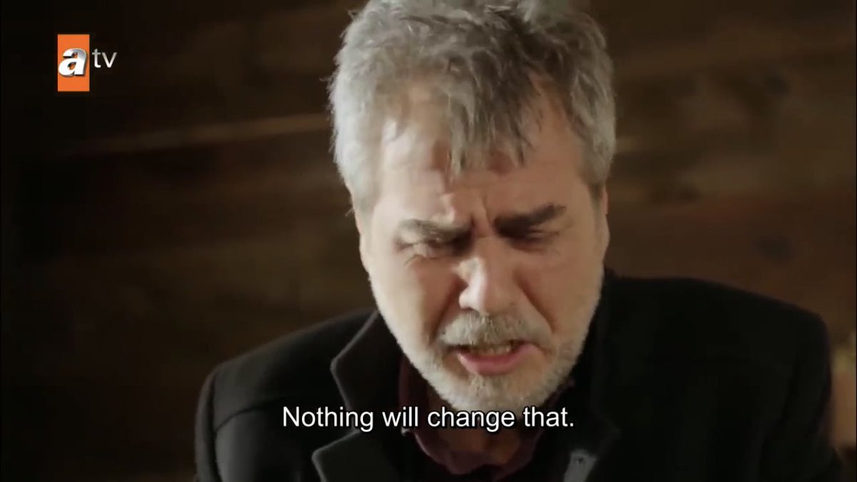 he’s so scared of losing her, but she hasn’t stopped referring to him as her father, nor does she want to know anything about her real father, at least for the moment. and whatever happens next, hazar is still her father, reyyan is his daughter and always will be PERIODT  #Hercai