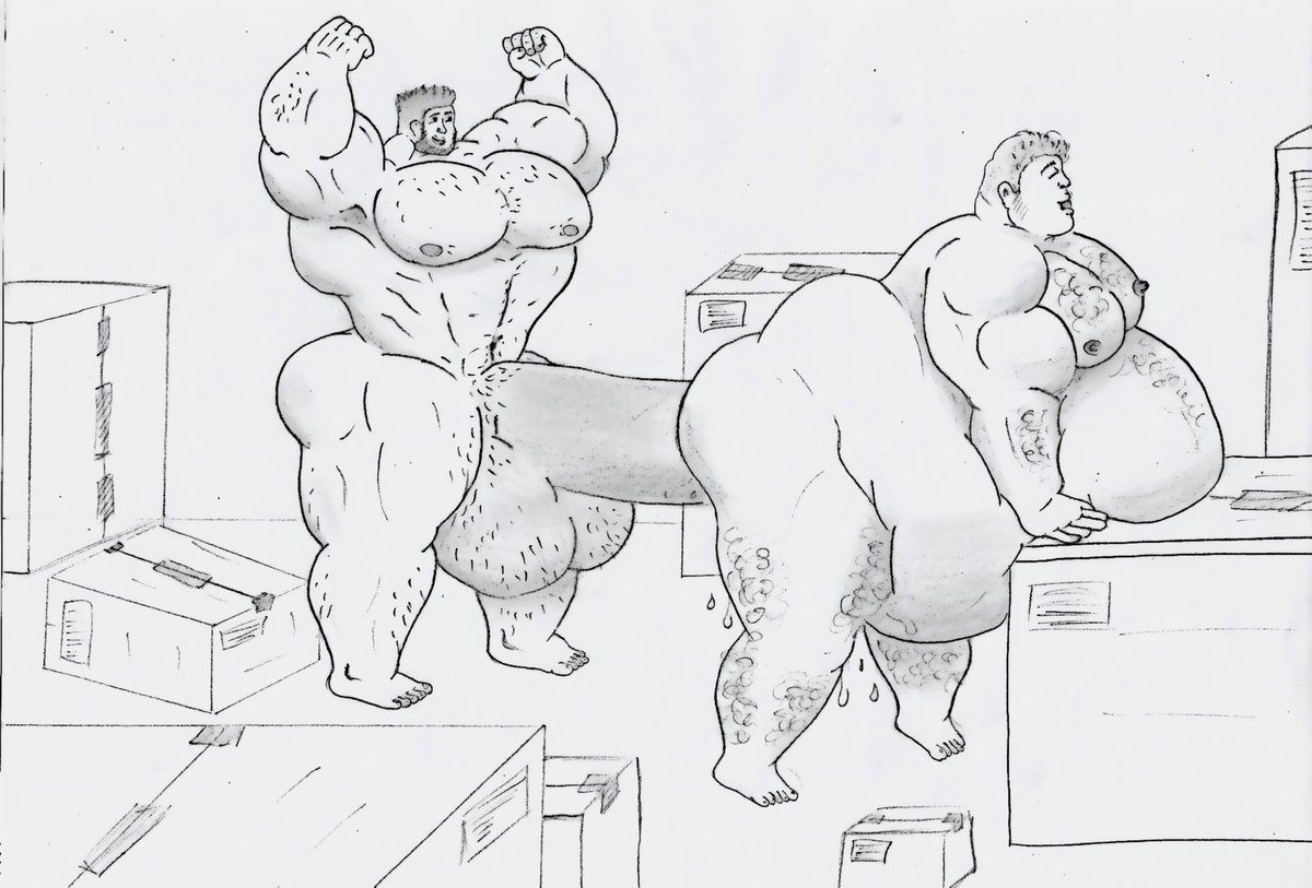 gaininglab's tweet photo. Surprise package on arrival
#fatgrow #fat #bellygrow #warrendavis #fatgainer #draw #chubby #fatgay https://t.co/9ViMaTC0wR