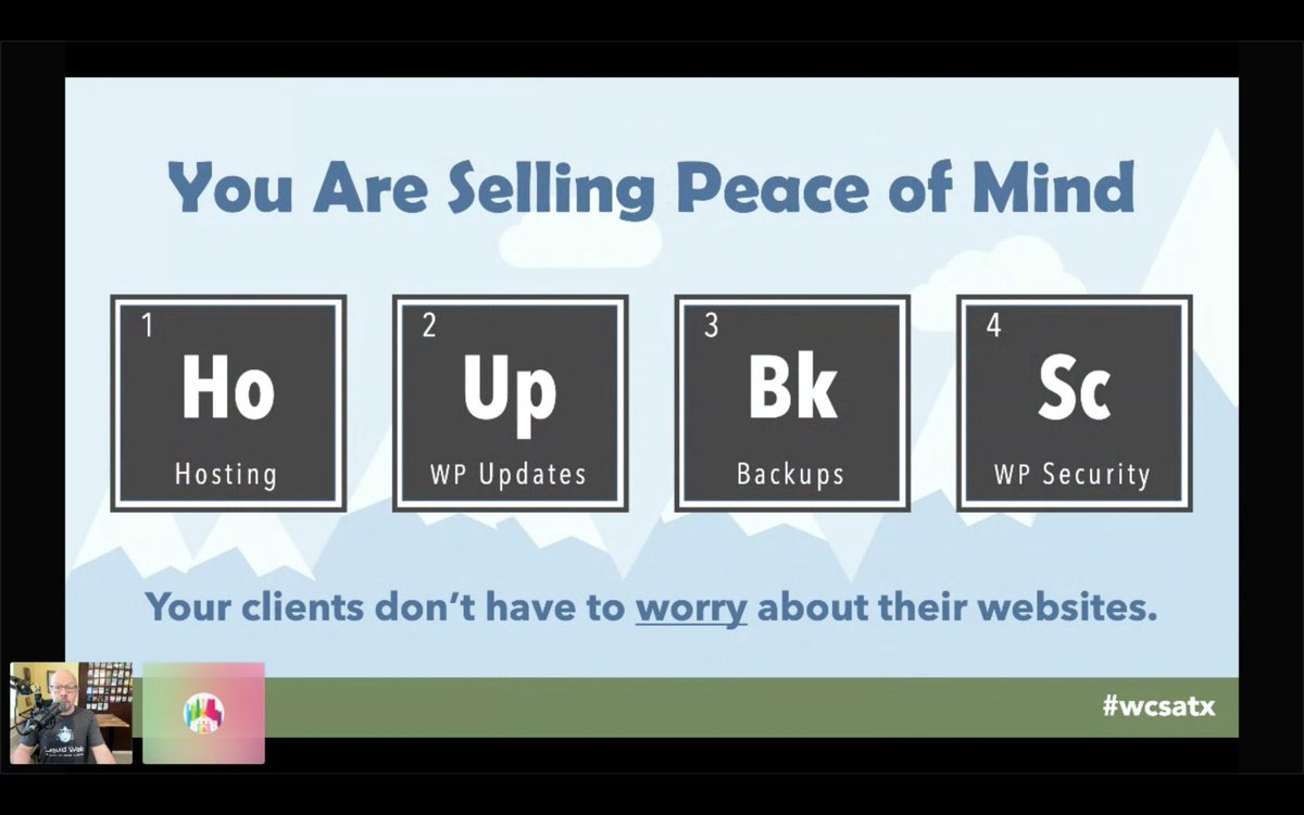 nexcess's tweet image. Earlier today @nathaningram shared these 4 services that can help stabilize your business with recurring revenue. Offer hosting services, WP updating services, backup solutions, and WP security services. #WCSATX
