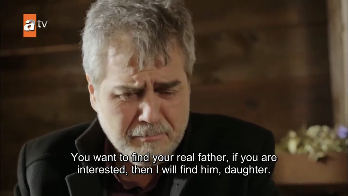 even though he’s scared of losing her, he’s still willing to find her real dad if that’s what she wants but she doesn’t LET ME GO CRY A BIT  #Hercai