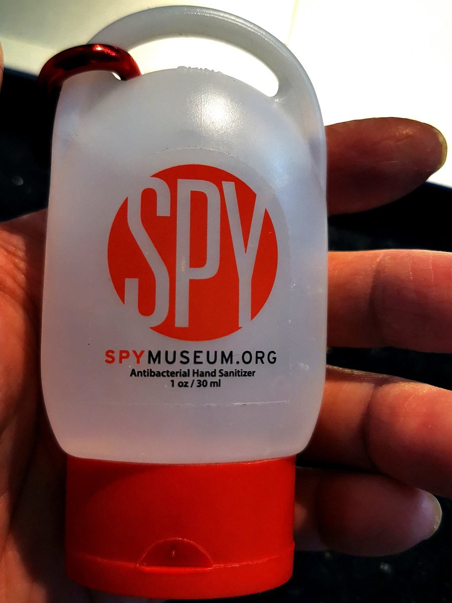 MoVernie's tweet photo. I cleaned my closet & found this gift bag with these hand sanitizer that I got during #IPW17.
This is gold right now. This makes me happy!
Thx @intlspymuseum + @ustravelipw
#StayHome #StaySafe #SocialDistancing #FlattenTheCurve #SpyMuseum #IPW #WashingtonDC https://t.co/LVRwxb9xEO