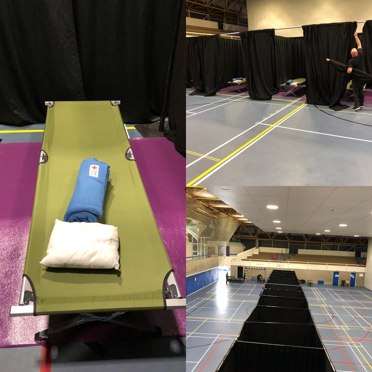 In opdracht van de gemeente <a href="/almere/">almere</a> (stadsbedrijf) dit weekend samen met het <a href="/rodekruis/">Rode Kruis</a> en het <a href="/LegerdesHeilsMN/">Leger des Heils Midden-Nederland</a> winteropvang gerealiseerd. #samensterk #samentegencorona