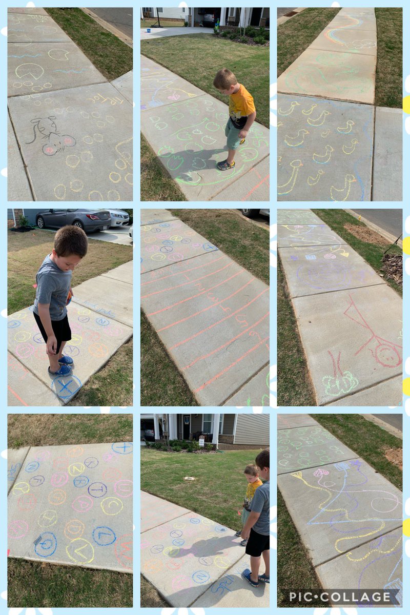 jburnha6's tweet photo. Keeping busy with chalk paths 🎉 https://t.co/5Y3K5tVIx6