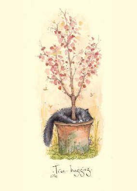 Hugging a tree increases levels of hormone oxytocin. This hormone is responsible for feeling calm and emotional bonding. When hugging a tree, the hormones serotonin and dopamine make you feel happier. 
#treehugforhealth