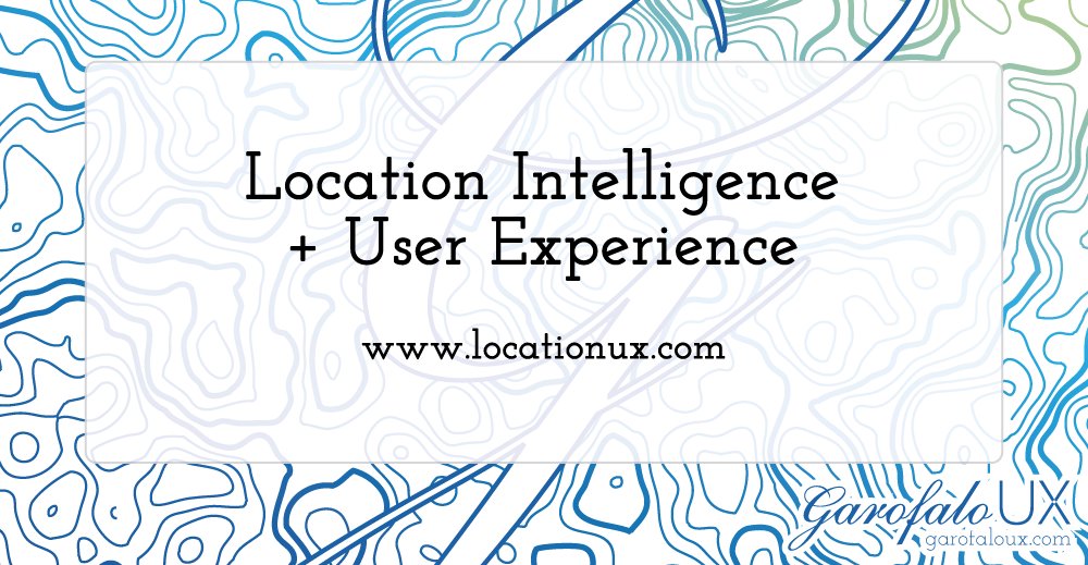 Location Intelligence & User Experience consulting locationux.com #locationux #ux #userexperience #uxgis #gis #locationintelligence #spatialux #spatialintelligence #gisapps #gisapp #uxstrategy