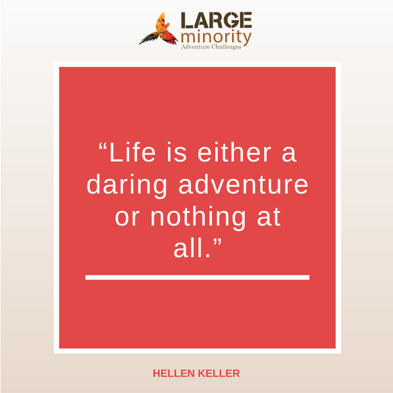 LARGEminority's tweet photo. Take a chance and live life to the fullest. When we are at our most daring is when we feel the most fulfillment. 😉

#LargeMinority #traveladventures #challengeyourself https://t.co/E13d1XVJs9