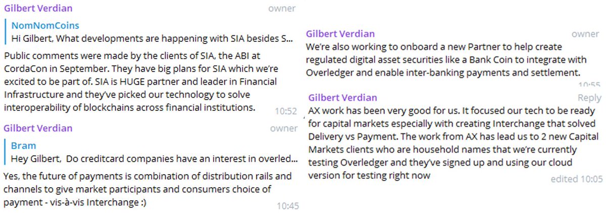 13/ So much to look forward to and in the pipeline from the announcements of new partners, listing on new exchanges, Launch of Overledger Network and Community Treasury and more. Make sure to see the attached images below of a sneak peak at what's been working on.