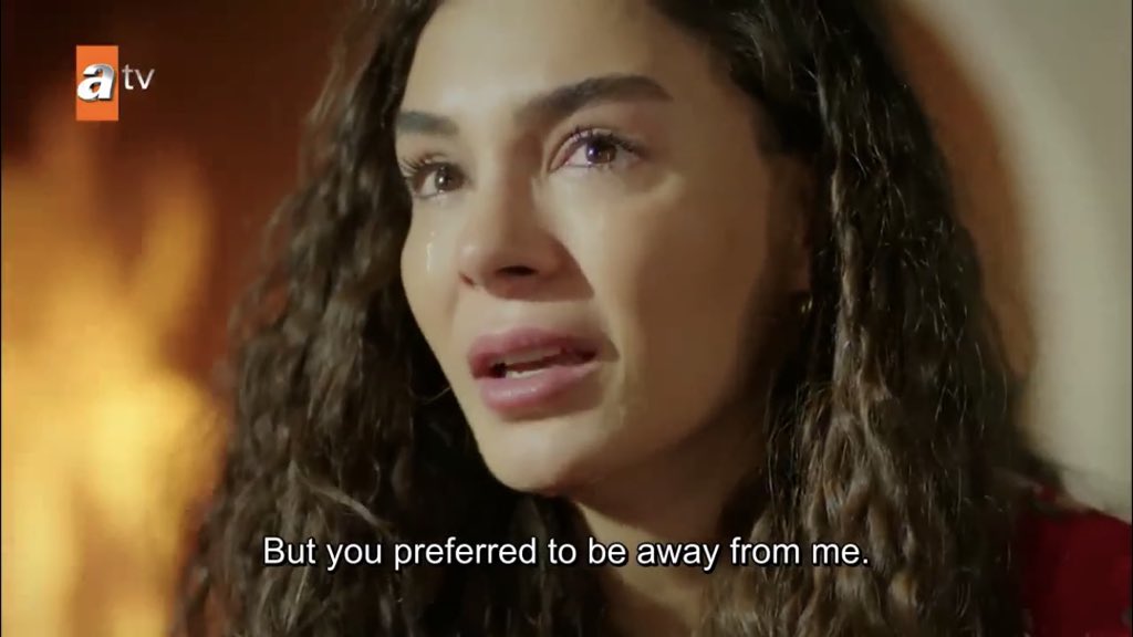 i have to say that ultimately i had the same impression as miran. i always thought that she would turn to him when the truth about her dad came out  #Hercai  #ReyMir