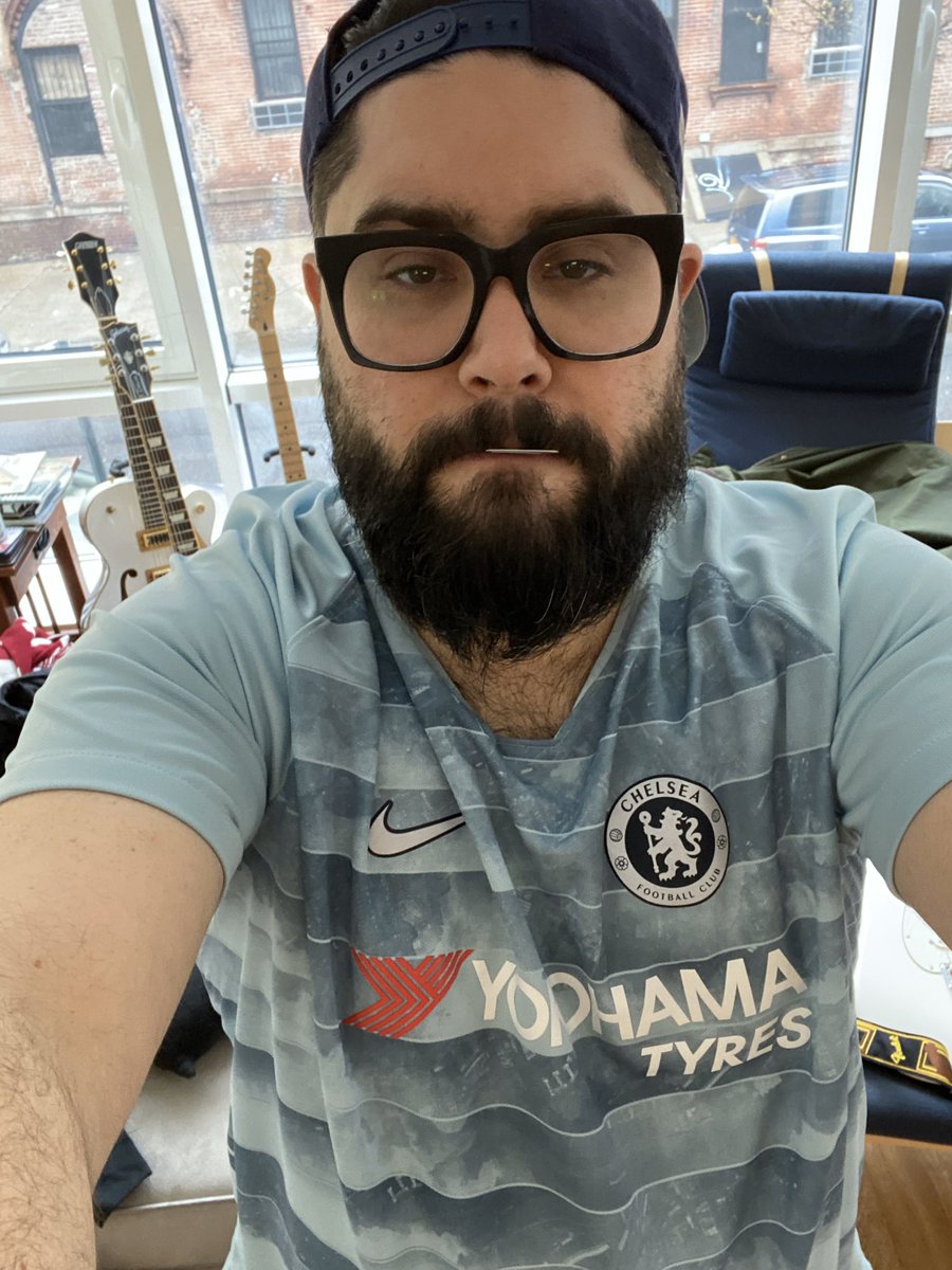 today’s kit: probably the ugliest one I have with me, but I love it nonetheless. The Chelsea third kit from 2018/19