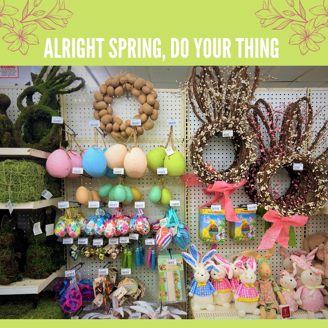 DavesXmas's tweet image. A little spring (and Easter) joy for you 🌸
...
#springdecorations #easterdecorations #easterdecor #easteriscoming #springtime #easterbunnydecorations #shopbuffalo