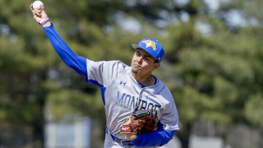 PBINJCAA's tweet photo. Operation NORTHERN EXPOSURE: Introduce amateur baseball prospects to cold-weather @NJCAABaseball @NJCAARegionXV programs.

This week’s featured baseball program is the Monroe College Mustangs (@MC_MustangsBASE). #DiamondStangs #WhyNotJUCO ⚾️ #WestchesterCounty #NewYorkState https://t.co/sPzSWm184L