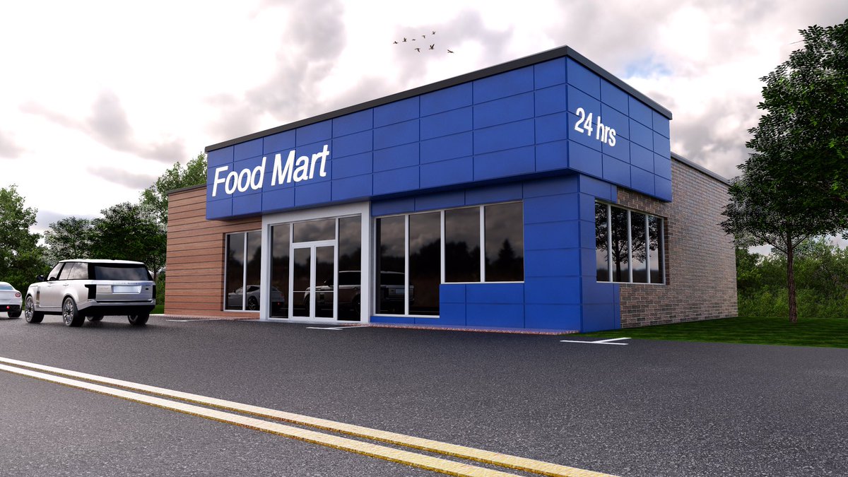 How does a change in material, applied to the same building, affect how you feel about the way it looks? Is it bolder, warmer, cleaner? Which do you like best?