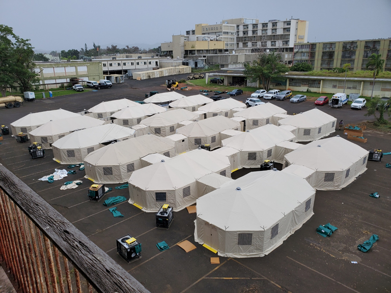 FEMA Region 2 on Twitter: "The #PuertoRico National Guard supported the installation of a @fema mobile hospital (Western Shelter), adjacent to the Puerto Rico Medical Center in Mayaguez. The structure offers additional