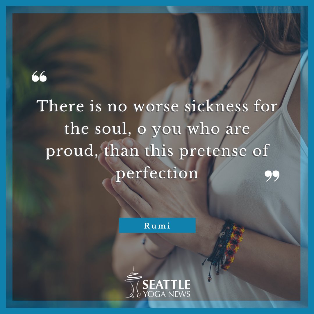 "There is no worse sickness for the soul, o you who are proud, than this pretense of perfection." - Rumi 🙏🏻
#yogaquote #rumi #dedication #yoga